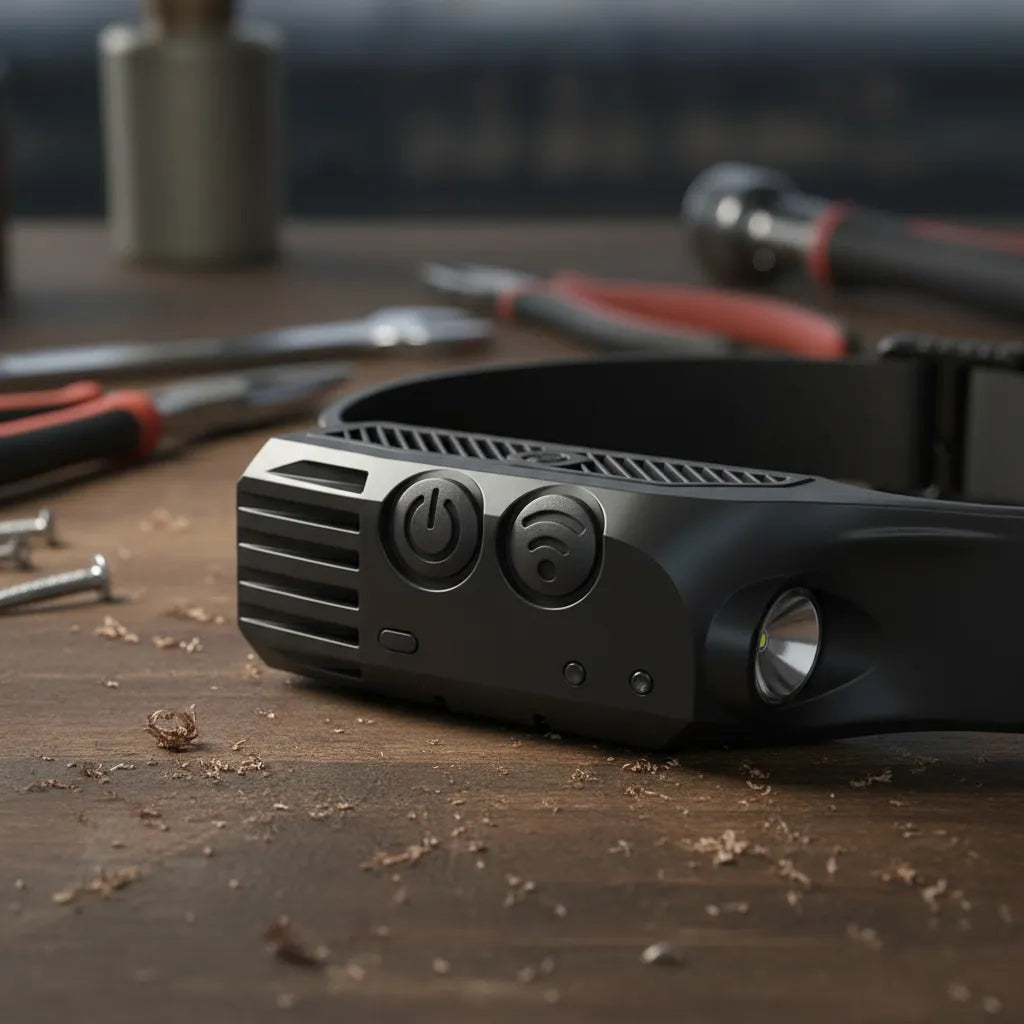 🔦Linterna De Cabeza Con Sensor Inteligente🔋