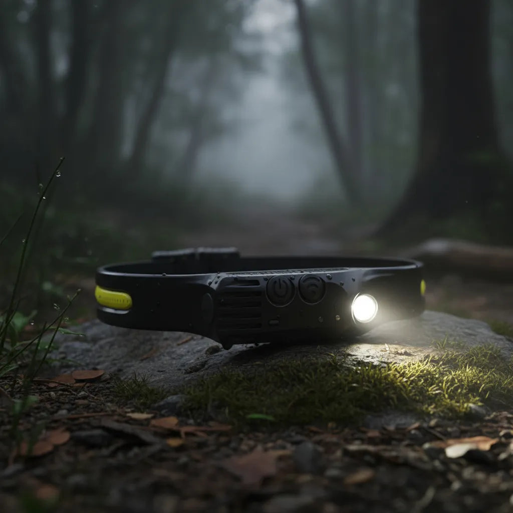 🔦Linterna De Cabeza Con Sensor Inteligente🔋